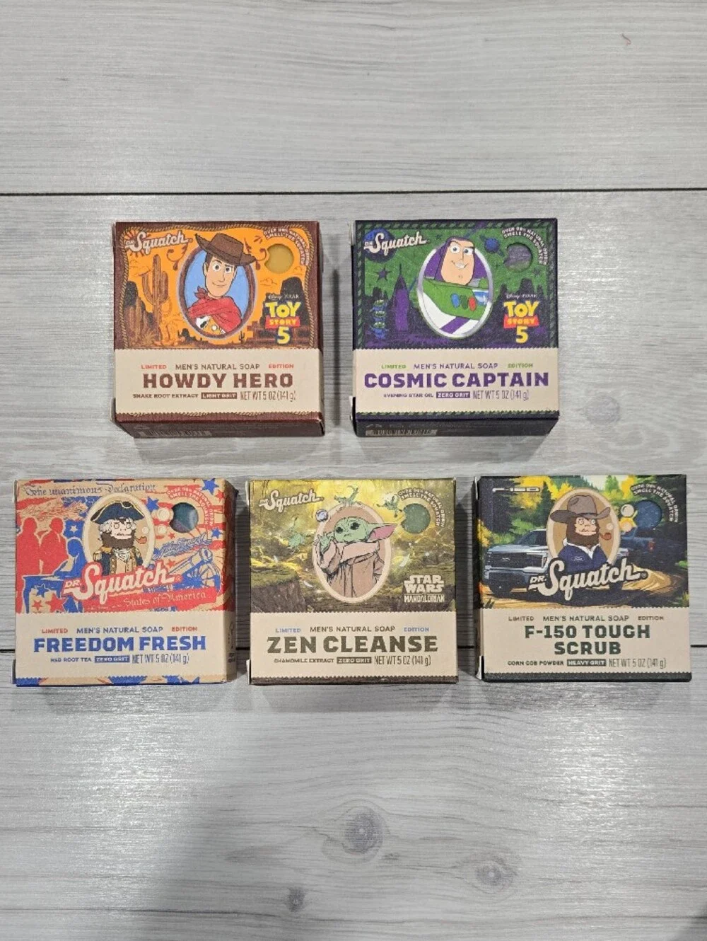 5 Dr. Squatch Men's Natural Soap - Limited Edition